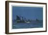 Herring Drifters in the North Sea-Charles Pears-Framed Giclee Print