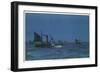 Herring Drifters in the North Sea-Charles Pears-Framed Giclee Print