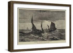 Herring Fishing in the Channel-Theodore Weber-Framed Giclee Print