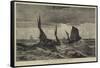 Herring Fishing in the Channel-Theodore Weber-Framed Stretched Canvas