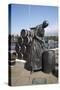 Herring Girl Statue, Stornoway Harbour, Isle of Lewis, Outer Hebrides, Scotland, 2009-Peter Thompson-Stretched Canvas