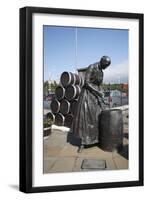 Herring Girl Statue, Stornoway Harbour, Isle of Lewis, Outer Hebrides, Scotland, 2009-Peter Thompson-Framed Photographic Print