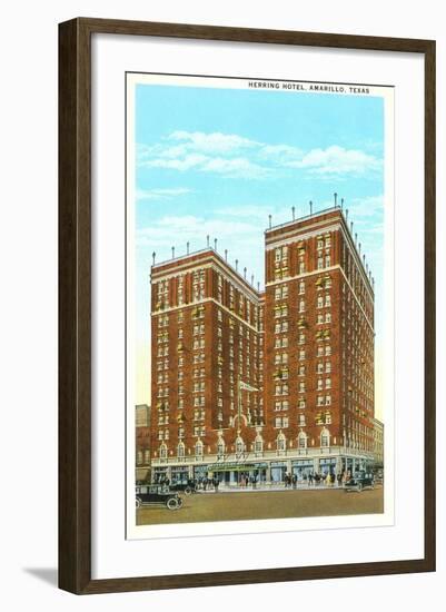 Herring Hotel, Amarillo, Texas-null-Framed Art Print