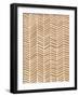 Herringbone - Kraft-Cat Coquillette-Framed Giclee Print