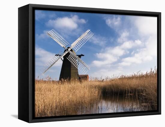 Herringfleet Drainage Mill, Suffolk, UK-Nadia Isakova-Framed Stretched Canvas