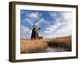 Herringfleet Drainage Mill, Suffolk, UK-Nadia Isakova-Framed Photographic Print