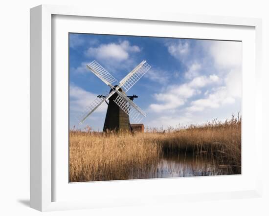 Herringfleet Drainage Mill, Suffolk, UK-Nadia Isakova-Framed Photographic Print