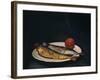 'Herrings on a Plate', c1910-Francis Derwent Wood-Framed Giclee Print