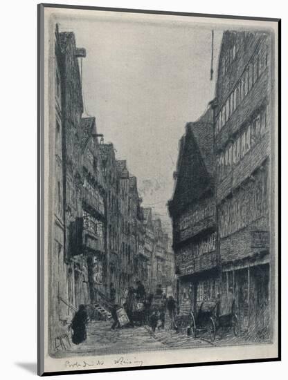 'Herrlichkeit, Hamburg', c1913-Walter Zeising-Mounted Giclee Print