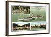 Herrnskretschen, Dampfer Dresden, Elbe, Bad Schandau-null-Framed Giclee Print