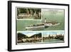 Herrnskretschen, Dampfer Dresden, Elbe, Bad Schandau-null-Framed Giclee Print