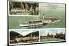 Herrnskretschen, Dampfer Dresden, Elbe, Bad Schandau-null-Mounted Giclee Print