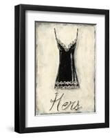 Hers- French Lace-Chariklia Zarris-Framed Art Print