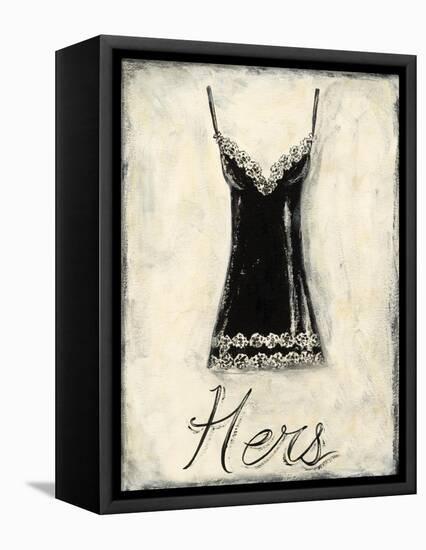 Hers- French Lace-Chariklia Zarris-Framed Stretched Canvas