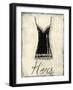 Hers- French Lace-Chariklia Zarris-Framed Art Print