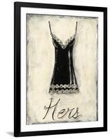 Hers- French Lace-Chariklia Zarris-Framed Art Print