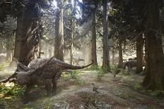 3D Rendering of Tyrannosaurus Rex near Extinction.-Herschel Hoffmeyer-Mounted Art Print