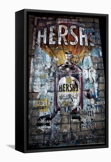 Hersh's Wine Lower East Side NYC-null-Framed Stretched Canvas