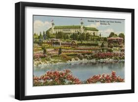 Hershey Rose Garden and Hotel, Hershey, Pennsylvania-null-Framed Art Print