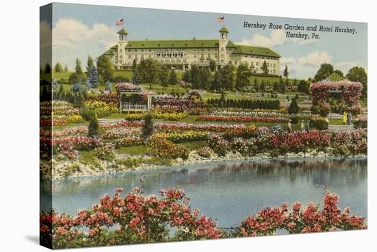 Hershey Rose Garden and Hotel, Hershey, Pennsylvania-null-Stretched Canvas