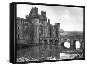 Herstmonceux Castle, East Sussex-J. Chettlburgh-Framed Stretched Canvas