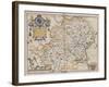 Hertfordshire-Christopher Saxton-Framed Giclee Print