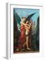 Hesiod and the Muse-Gustave Moreau-Framed Art Print