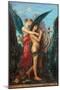 Hesiod and the Muse-Gustave Moreau-Mounted Art Print