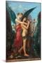 Hesiod and the Muse-Gustave Moreau-Mounted Art Print