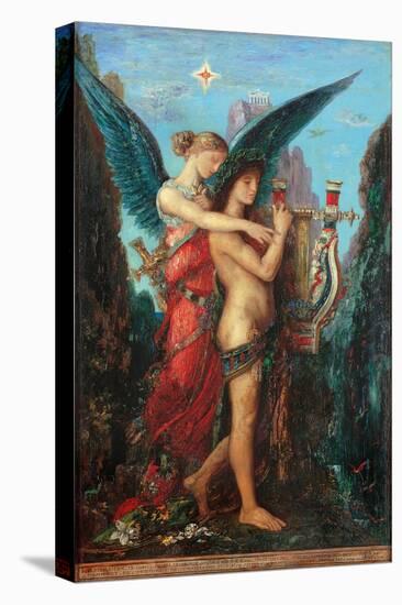 Hesiod and the Muse-Gustave Moreau-Stretched Canvas