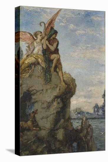 Hésiode et la Muse-Gustave Moreau-Stretched Canvas
