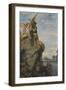 Hésiode et la Muse-Gustave Moreau-Framed Giclee Print