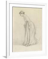 Hesitant Steps-George L. Du Maurier-Framed Giclee Print