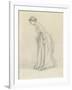 Hesitant Steps-George L. Du Maurier-Framed Giclee Print