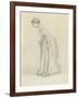 Hesitant Steps-George L. Du Maurier-Framed Giclee Print