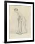 Hesitant Steps-George L. Du Maurier-Framed Giclee Print