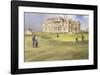 Hesitation at St. Andrews-Robert Wade-Framed Premium Giclee Print