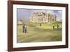 Hesitation at St. Andrews-Robert Wade-Framed Premium Giclee Print