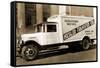 Hesler Transfer Co. Delivery Truck with Refrigerator Service-null-Framed Stretched Canvas