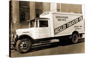Hesler Transfer Co. Delivery Truck with Refrigerator Service-null-Stretched Canvas