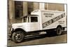 Hesler Transfer Co. Delivery Truck with Refrigerator Service-null-Mounted Art Print