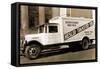 Hesler Transfer Co. Delivery Truck with Refrigerator Service-null-Framed Stretched Canvas