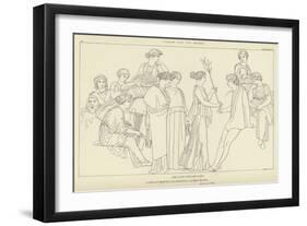 Hesoid and the Muses-John Flaxman-Framed Giclee Print