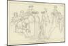 Hesoid and the Muses-John Flaxman-Mounted Giclee Print