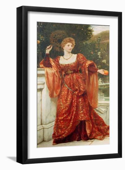 Hesperia, 1887-Frank Bernard Dicksee-Framed Premium Giclee Print