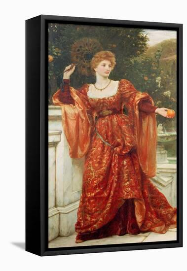 Hesperia, 1887-Frank Bernard Dicksee-Framed Stretched Canvas