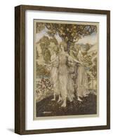 Hesperides-Arthur Rackham-Framed Art Print