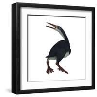 Hesperornis Was a A Flightless Bird That Lived During the Cretaceous Period-null-Framed Art Print