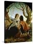 Hesperus, the Evening Star, Sacred to Lovers, 1855-Sir Joseph Noel Paton-Stretched Canvas