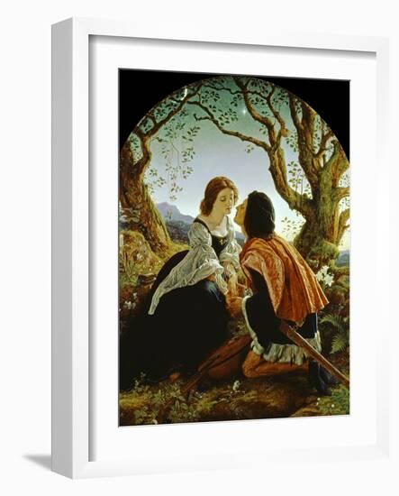 Hesperus, the Evening Star, Sacred to Lovers, 1855-Sir Joseph Noel Paton-Framed Giclee Print